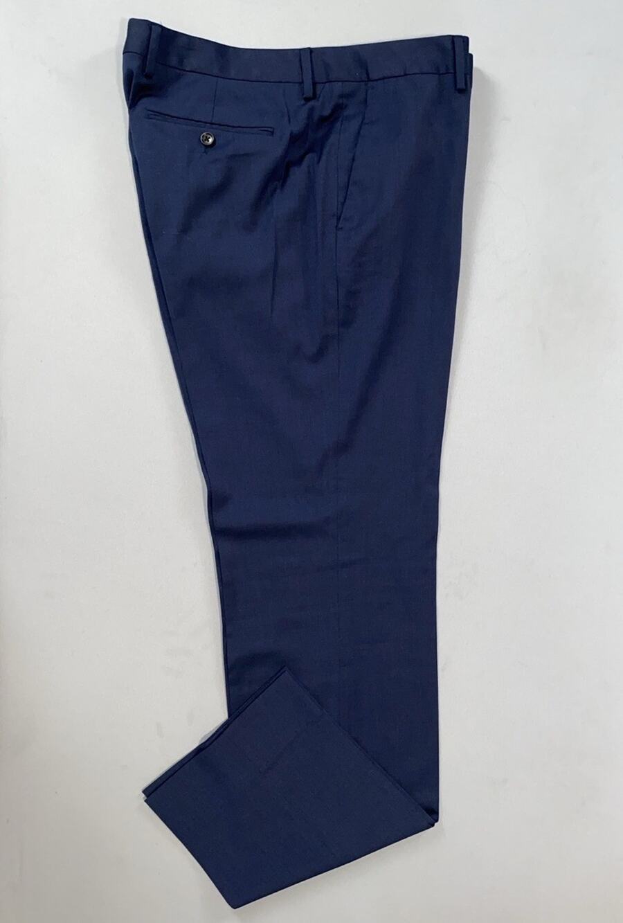 Bonobos Standard Fit Flat Front Stretch Wool Dress Pants. Navy, Men's 34X33.5.